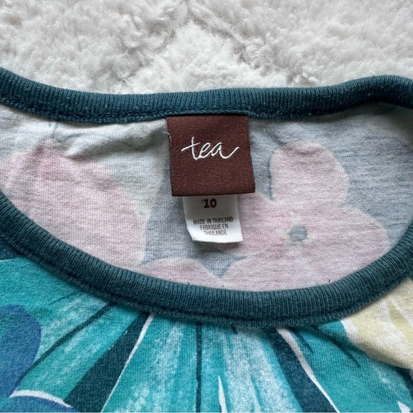 Tea Collection | "Coral Fern" Mighty Mini Dress | Size 10 - Picture 5 of 7